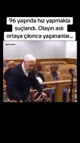 96 yaşında hız yapmakla suçlandı. Olayın aslı ortaya çıkınca yaşananlar... #abd #baba #yargıç #keşfet #kesfet 