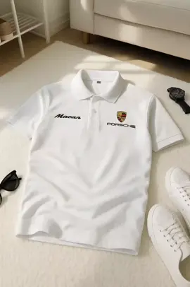 Classic, clean, and premium vibes 🤍🚘 This Porsche Macan white polo shirt is perfect for smart casual OOTDs. Lightweight, breathable, at sobrang dali i-partner with jeans or sneakers. Pang everyday flex na may luxury touch. 🔥 #PorscheStyle #LuxuryWear #OOTD #StreetSmartLook #TikTokFinds