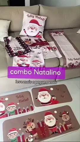 Dê uma olhada em COMBO DE NATAL: KIT 04 CAPAS DE ALMOFADAS PAPAI NOEL + KIT 3 TAPTES DE COZINHA  + TRILHO DE MESA por R$88,45. Compre na Shopee agora! https://s.shopee.com.br/3qE2WAnbzL envia eu quero que envio o link