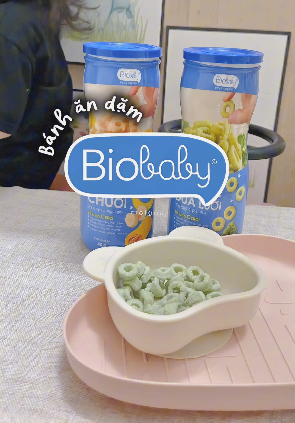 Bánh ăn dặm Biobaby - vừa ngon miệng - vừa bổ sung chất xơ và canxi cho bé yêu 🥨👼🏻 #banhandamBiobaby #Biobaby #andam #andamcungbe #banhandam