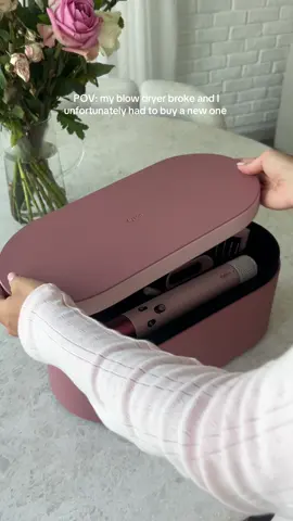 whoops, this colour is everything 💗🥹 @Dyson UK @Dyson #dyson #pink #dysonairwrap #unboxing #getreadywithme 