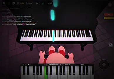 เล่นเปียโนครั้งแรก#แมพนักเปียโนที่หิวโหย🎹#เกมโรบล็อกซ์ #ฟีดดดシ🇹🇭 