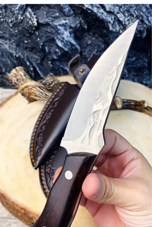 Wooden handle Knife #knife #edc #blade #gift #goodthing #kitchen 