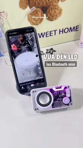 Chiếc loa Bluetooth mini truất lượng ✨ #loabluetoothmini #vuadenled #loabluetooth #fyp #unboxing 