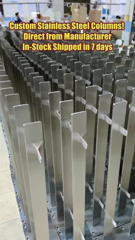Need custom stainless steel columns? We have 5 production lines, complete with laser cutting/polishing equipment. Samples ready in 3 days, mass delivery in 15 days—we can customize for home balconies or engineering guardrails, with super reliable quality!#SteelDistributor #stainlesssteel #handrail #stainlesssteelrailing #balustrade #stairrailing #architecturalmetal #construction #buildingmaterials #hardwaresupplier #distributorwanted #chinamanufacturer #importfromchina #constructionbusiness #homerenovation #commercialconstruction #madeinchina #qualityproducts #custommetalwork #BalustradeColumns #SteelColumns #StaircaseColumns #304StainlessSteel #316MarineGrade #LowMaintenance #CustomRailings #B2BOpportunity #engineering