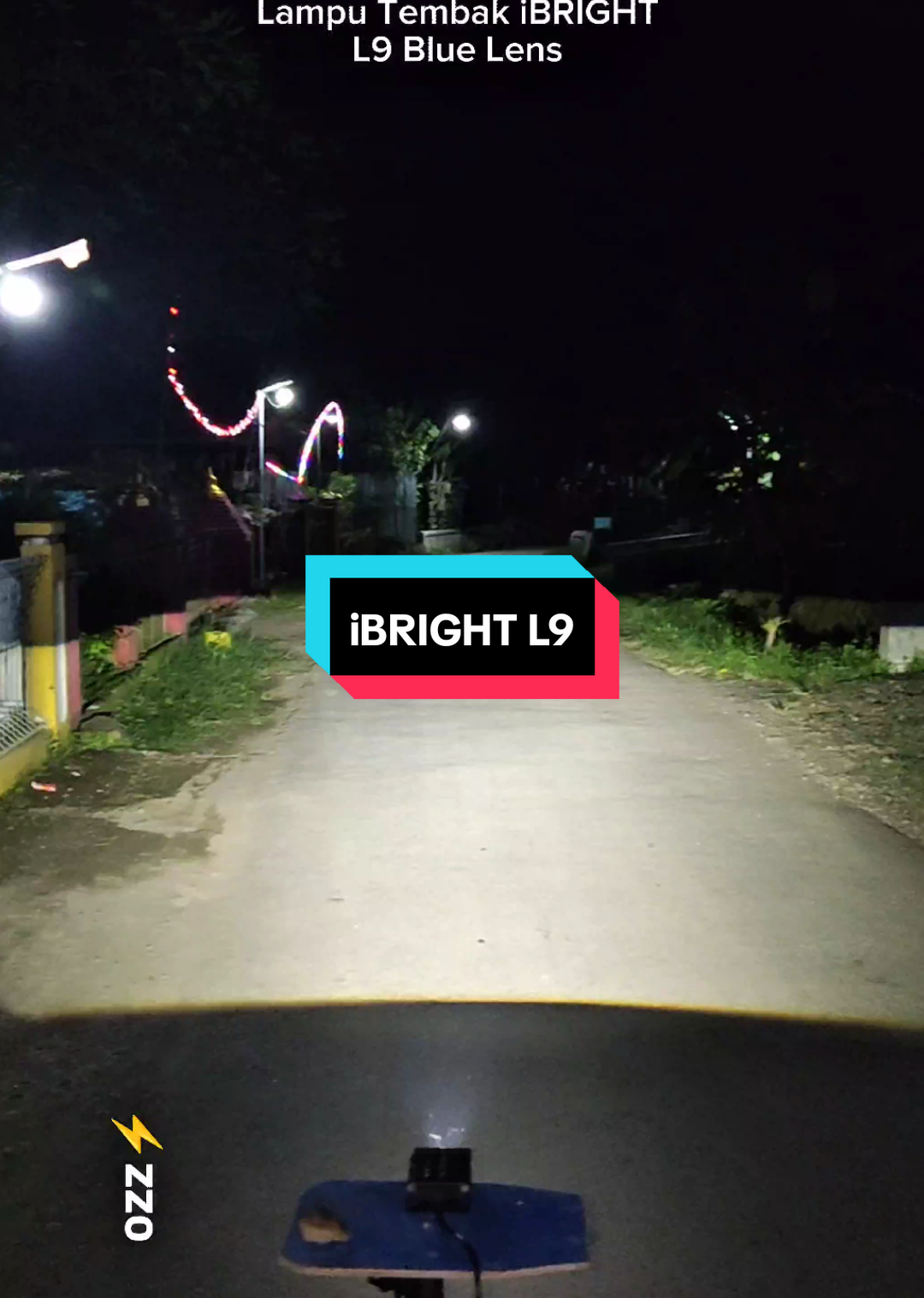 Lampu tembak iBRIGHT L9 Blue Lens  #ibright #lamputembak #lampukabut 