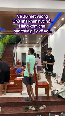 Vẽ tranh tường tại thái thuỵ thái bình#vetranh 