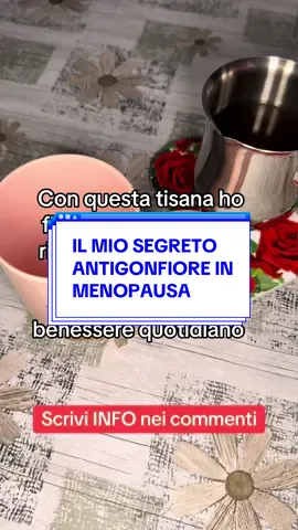 Rimedi menopausa, menopausa#tornareinformainmenopausa#donnainmenopausa#panciagonfia#menopausa#tisanadrenante 