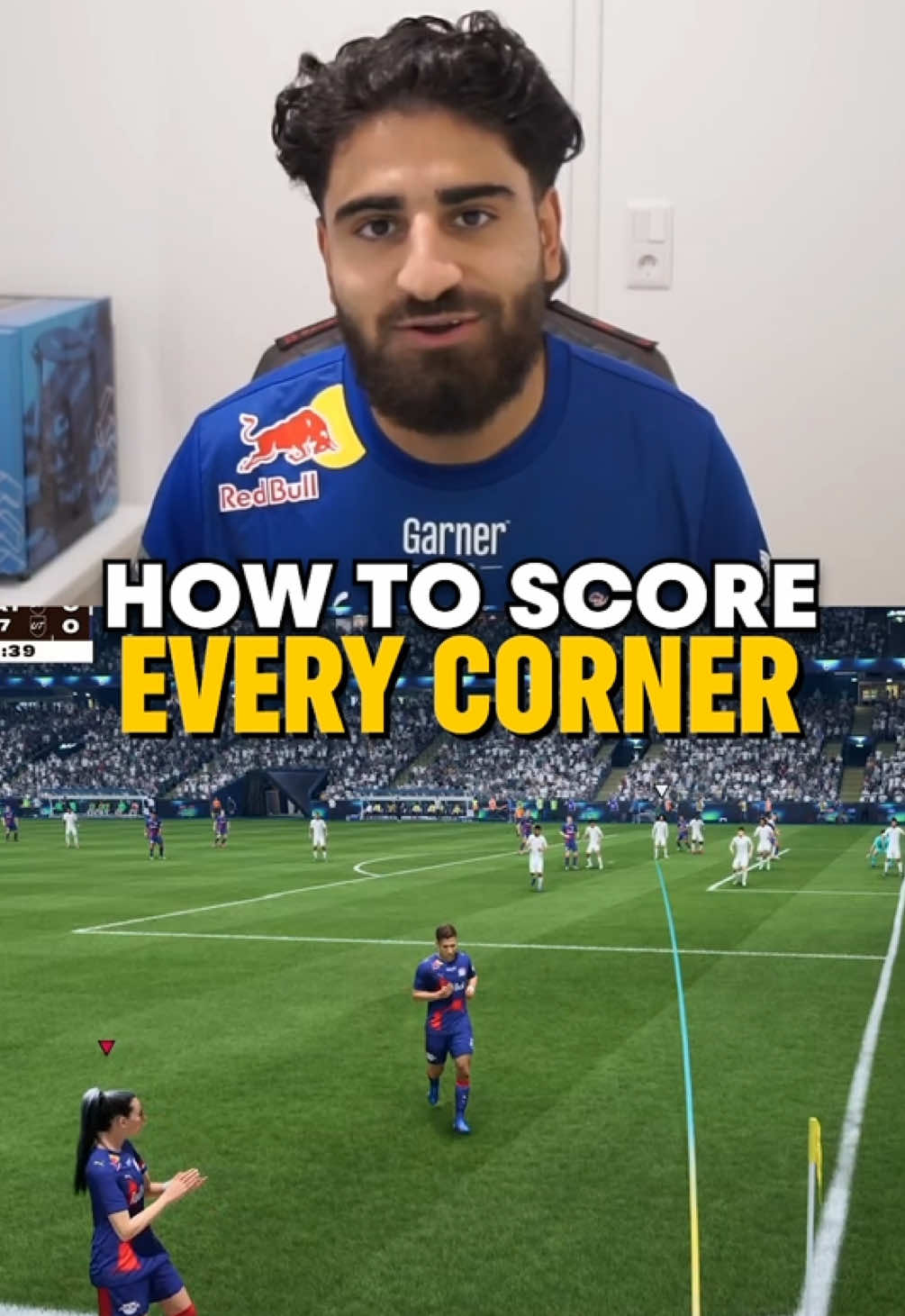 SCORE EVERY CORNER IN FC26! ⛳️ #rblzgaming #easportsfc #fc26 #gaming  