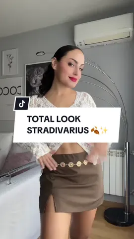 Total look de Stradivarius 🎀✨ Utlimamente no tengo ojos para otra tienda, literalmente podría ponerme cualquier prenda que hay en Stradivarius esta temporada 🙈🤎 🔎 Os dejo las referencias por aquí amigasssss 👇🏼🤎 ✨ Camiseta encaje 8160/123/006 ✨ Falda marrón 4799/768/400 ✨ Zapatos (similar) 9658/670/040 ✨ Bolso 3633/911/001 👉🏼✨ Sígueme para más contenido de moda y estilo 💅🏼✨🎀 #totallookstradivarius #lookstradivarius 