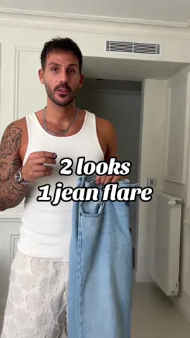 2 looks, 1 jean flare