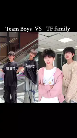 TF family VS Team Boys #teamboys #tffamily  @TF_FAMILYofficial #teamboysofficial #tffamily_4th_generation 