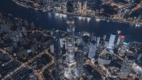 Không cần phải ghen tị với New York, Paris, London hay Tokyo. Đây là Thượng Hải, Trung Quốc, trung tâm tài chính thế giới #cityscape #travelusa #xuhuong #xuhuongtiktok 