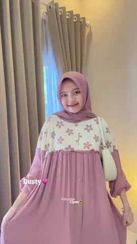 Gamis ini sangat cantik milik@Lanrestore 💗💗#dress #gamis 