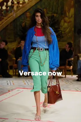 Versace s/s 2026 vs Versace s/s 2006 #fashion #model #fashiontok #viral #versace