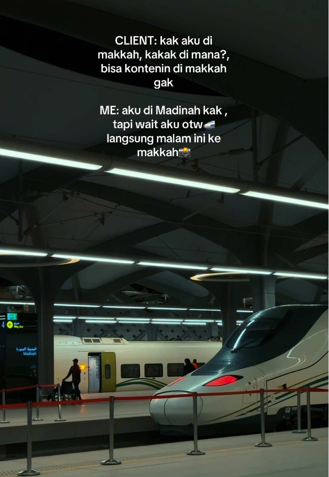 Mau di ujung Saudi pun ku otw kak 🫣🐣 #fyp #trending #videographermakkah #timurtengahmoment 