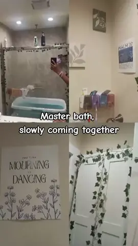 Just a glimpse at the decorated Master bath