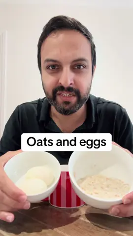 Oats and boiled eggs breakfast #desifood #breakfast #dryasirihsan #fyp 