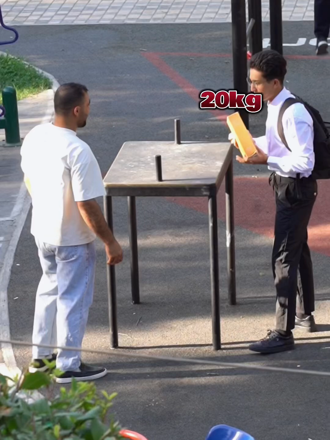 Schoolboy Prank, 20kg Book💀 #fyp