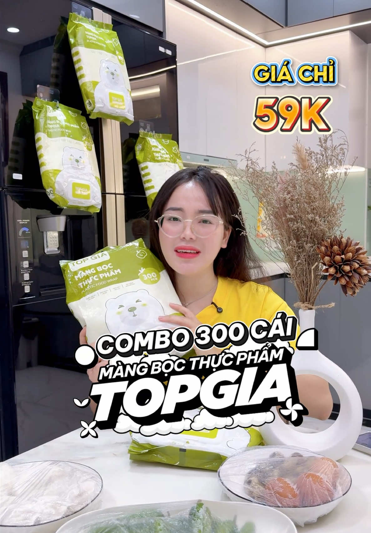 Màng bọc treo tường mới của nhà Topgia - Sài thích lắm nha các bác ơi #topgiahn #trending #tienich #mangbocthucpham #giadungtienich 