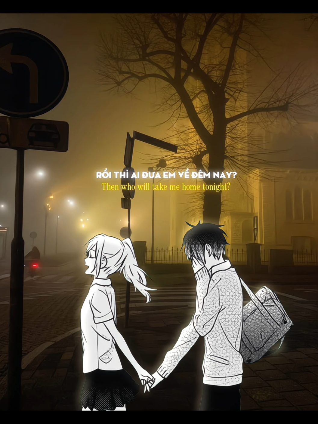 | Ai đưa em về | #lyrics #gfxanime #song #xuhuong #100k 