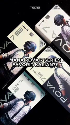 Kira kira mana nih POVA 7 Series favorit kalian guys?? 😎🥰 #fyp #tecno #tecnosulawesi #trending #trendingtiktok 