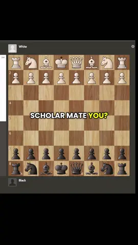 What if your opponent tries to Scholar mate you #chess #gothamchess #chessmaster #chesstiktok #educational 