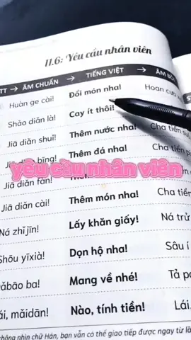 học vài câu tiếng Trung khi vào quán ăn nè 😁#tuhoctiengtrung #hoctiengtrung #tiengtrung #xuhuong #tiktok #tiengtrungmoingay