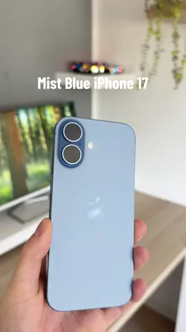 Always go blue #iphone17 #mistblue #apple #techtok #iphonecolors mist blue iPhone 17
