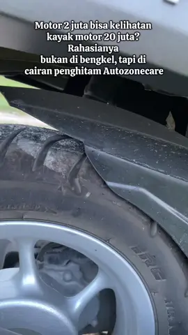 Cukup sekali oles, langsung kembali hitam pekat permanen seperti baru keluar showroom! ✅ Awet ✅ Tahan lama ✅ Anti air & debu Saatnya bikin kendaraanmu tampil kinclong & berkelas lagi bareng Autozonecare! 🔥 #cairanpengitammotorperman #penghitambodymotor #penghitambodymotorpermanen #penghitamkendaraan 