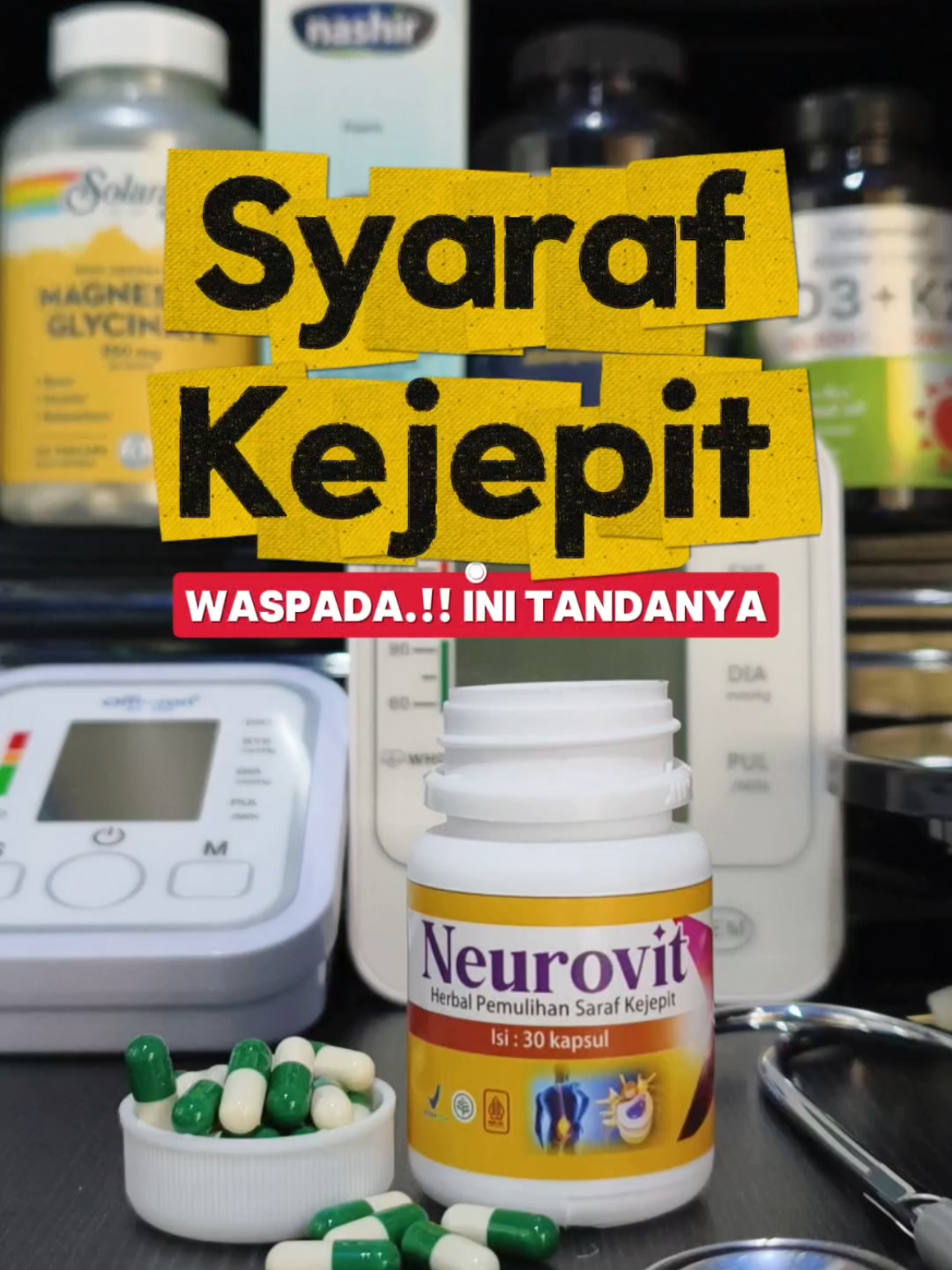 Manfaat Neurovit untuk syaraf kejepit #syarafkejepit #nyeripinggang #pegalpegal #kesemutan #syarafterjepit 