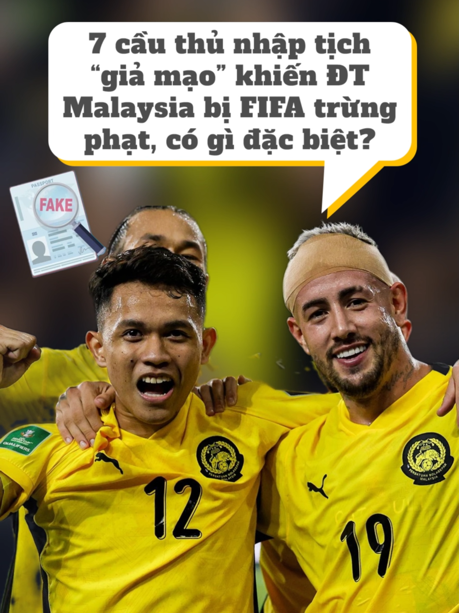 7 cầu thủ nhập tịch “giả mạo” khiến ĐT Malaysia bị FIFA trừng phạt, có gì đặc biệt? #Asiasport #sportontiktok #tinbongda #thethaomoingay #doituyenmalaysia