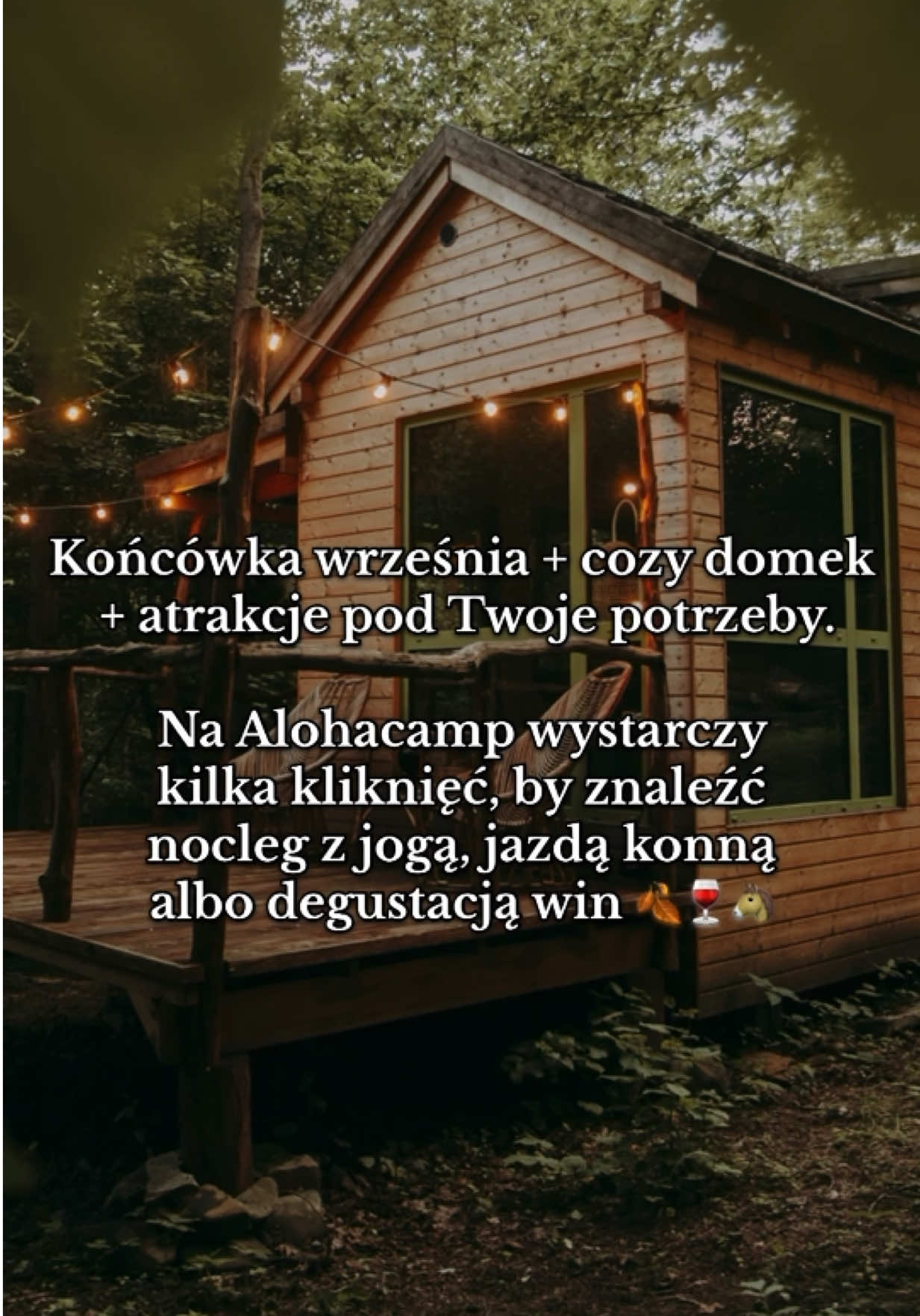 🌿 Podróże mogą być jeszcze fajniejsze, gdy zyskujesz coś ekstra! Dołącz do AlohaFriends jednym kliknięciem ✔️ 👉 Zniżki na noclegi 👉 Dostęp do wyjątkowych ofert 👉 Inspiracje od społeczności podróżników Sprawdź i przekonaj się, jak łatwo możesz zyskać więcej z każdej podróży ✨ Zarejestruj się z linku poniżej: https://r.alohacamp.com/louisevv lub zeskanuj kod QR i zyskaj dodatkowo 100zł na pierwszy wyjazd💚 @AlohaCamp Polska  #AlohaFriends #Alohacamp #podróże #cozytrip #jesiennyvibe 