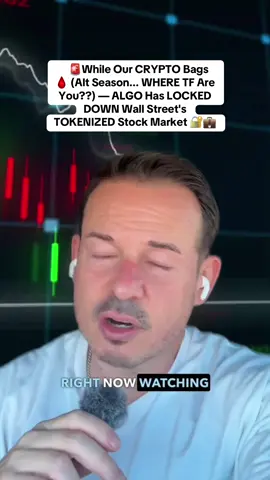 September 26th, 2025 🗞️ While Our CRYPTO Bags BLEED 🩸 (Alt Season WHERE TF Are You??) - ALGO Locked Down Wall Street's TOKENIZED Stock Market 🔐💼 Everyone's got their eyes glued to Ethereum and Bitcoin - watching them battle for mindshare, headlines, and hype in a market that's barely breathing. But while all that noise is playing out…. Algorand has been quietly executing in the shadows. No fluff, no memes and just results. It now powers over 66% of the entire tokenized stock market infrastructure. Yeah — real stocks, not vaporware. They just secured a major institutional market-making deal with XBTO, one of the heaviest hitters in crypto finance, to provide liquidity and smooth execution for ALGO across Tier 1 and Tier 2 exchanges. On top of that, they're building next-gen payment rails through biometric offline tech via Paycode, and testing tokenized deposits with VersaBank. Price action right now? Yeah, it sucks. Sentiment? Absolutely in the gutter. But that's exactly when real builders go to work — quietly laying the rails that Wall Street, governments, and global finance will be riding for the next decade. Retail's out here bleeding in this latest crypto crash... Meanwhile, Algorand is stacking victories that actually matter. Don't sleep on this chain. #Algorand #algo #CryptoNews #AltSeason #cryptocrash 