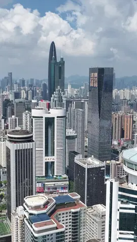 Old Luohu, Shenzhen's old town, Shenzhen built between 1980 and 1998 #AerialShenzhen #BeautifulScenery #CityScenery 