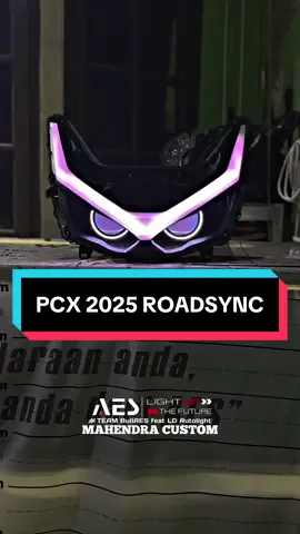 Pcx 2025 roadsync dengan spek Bi-Laser ultra 3inc by@BULLAES  dipadukan dengan full rgb belang🔥🔥 #fyp #mahendracustom #biledmotor #pcx2025 #biledprojector 