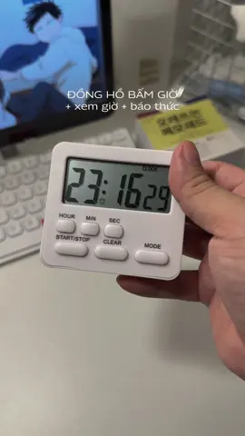 Có em đồng hồ bấm giờ đếm ngược, đếm xuôi, báo thức đủ cả như này thì phải cố gắng chăm học thôi #donghodientu #donghobamgio #donghodemnguoc #donghobaothuc #vanphongpham 