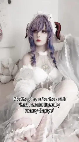 Everything for u :3 #ganyu #ganyucosplay #GenshinImpact #fyp #cosplay 