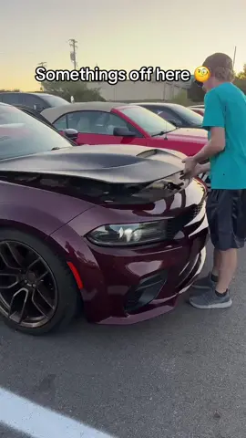 So only one piece isn’t OEM 🤔😂 #dodgecharger #hellcat #hellcatcharger #charger #fyp 