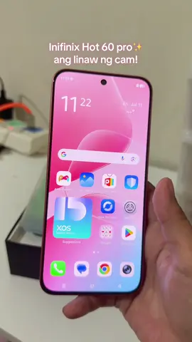 subrang nipis na cellphone na malinaw din ang camera! perfect pang regalo di ka mapapahiya dito 😍 #infinixhot60pro #budgetphone #gamingphone #infinixsmartphone #techtok 