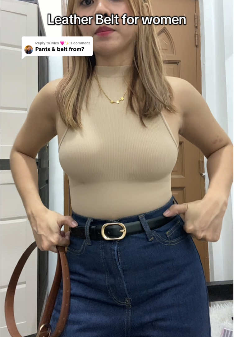 Replying to @Nics 🩷✨ belt for women. #beltforwomen #leatherbelt #vintagebelt #classicbelt 