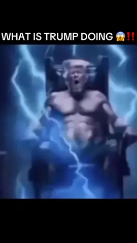 TRUMP ON ELECTRIC ⚡️ THRONE #trump #throne #fyppp #fyp #2025 