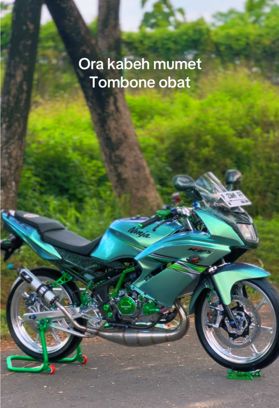 Maenan ninja misale🤪 #2stroke #ninjarrnew #ninjasunmory #2tak 