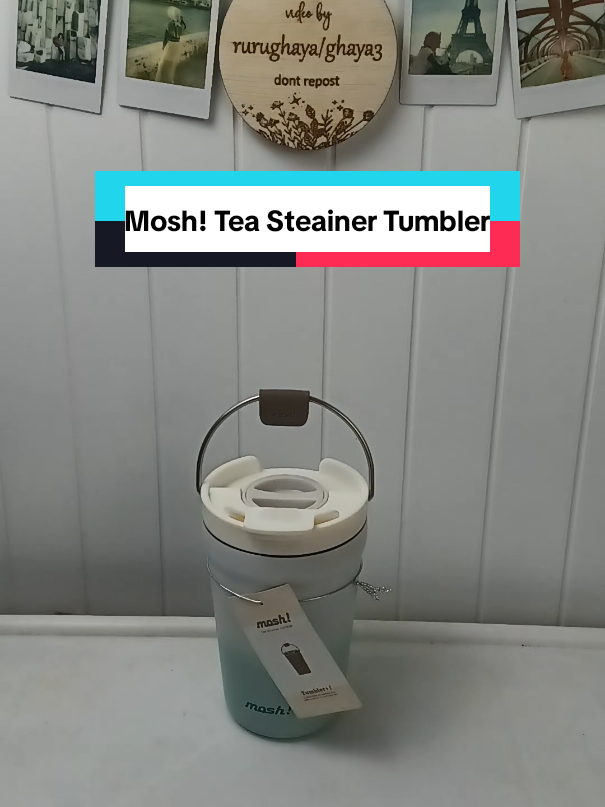 Mosh Bucket Cup , tea strainer tumbler 380ml #modalkontendoang #gajiansale #promoguncang1010 #mosh #teastrainertumbler 