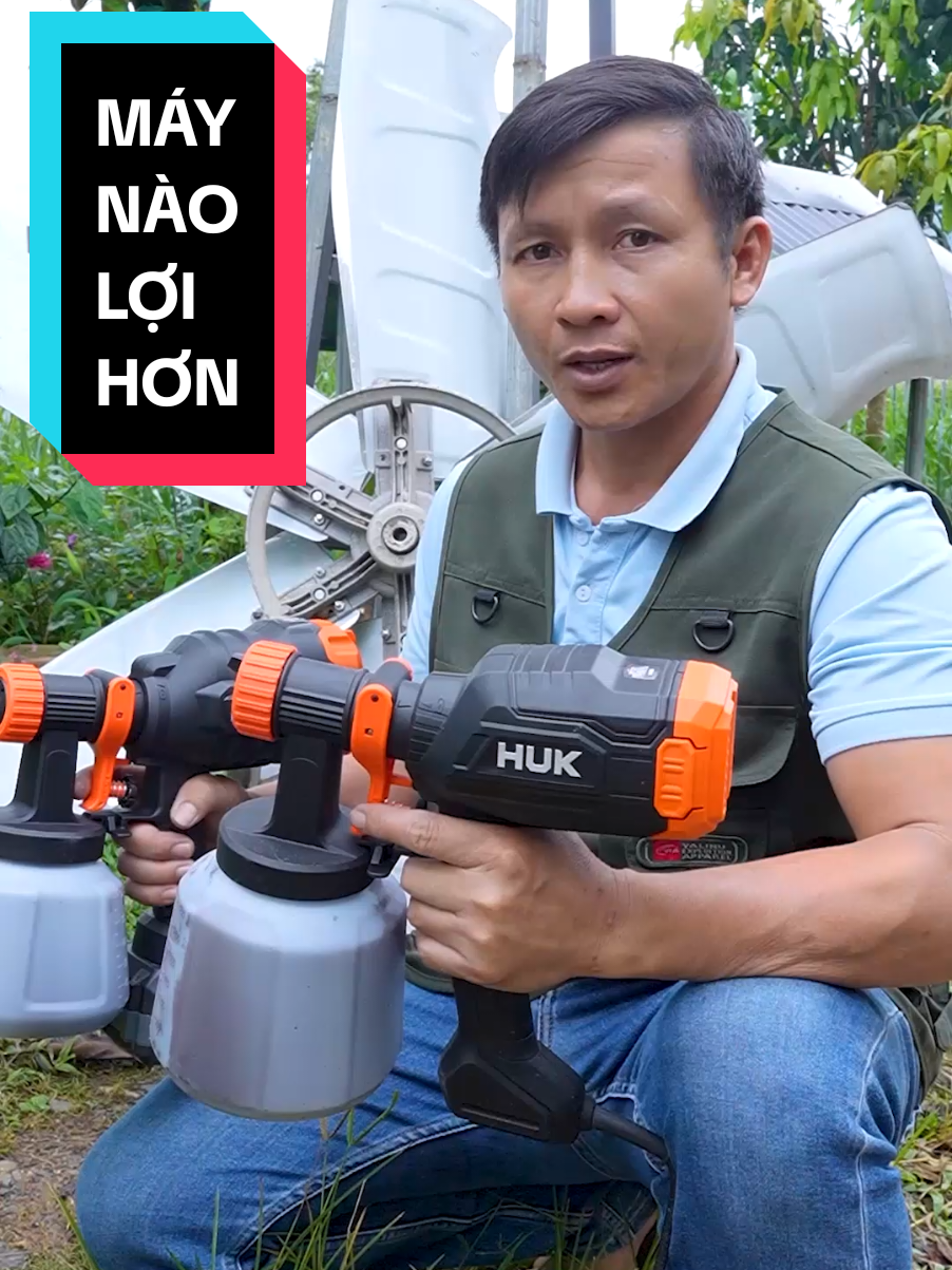 máy phun sơn điện hukan #binhdiennang1 #hukan #mayphunson #mayphunsonhukan #longervideos 