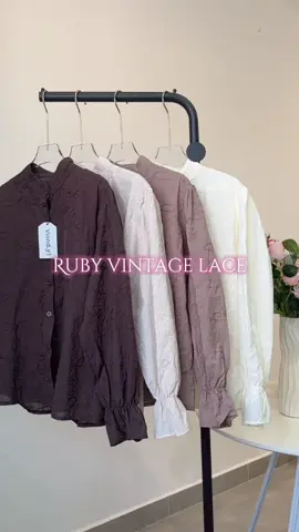 Ruby vintage lace New edition cotton bordir.. Cek keranjang ‼️ #outfits #cottonbordir #vintagelace #fyppppppppppppppppppppppp 