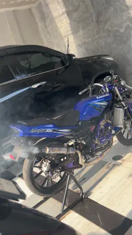 😵‍💫#4u #agstyle #ninjass150style #twostroke 