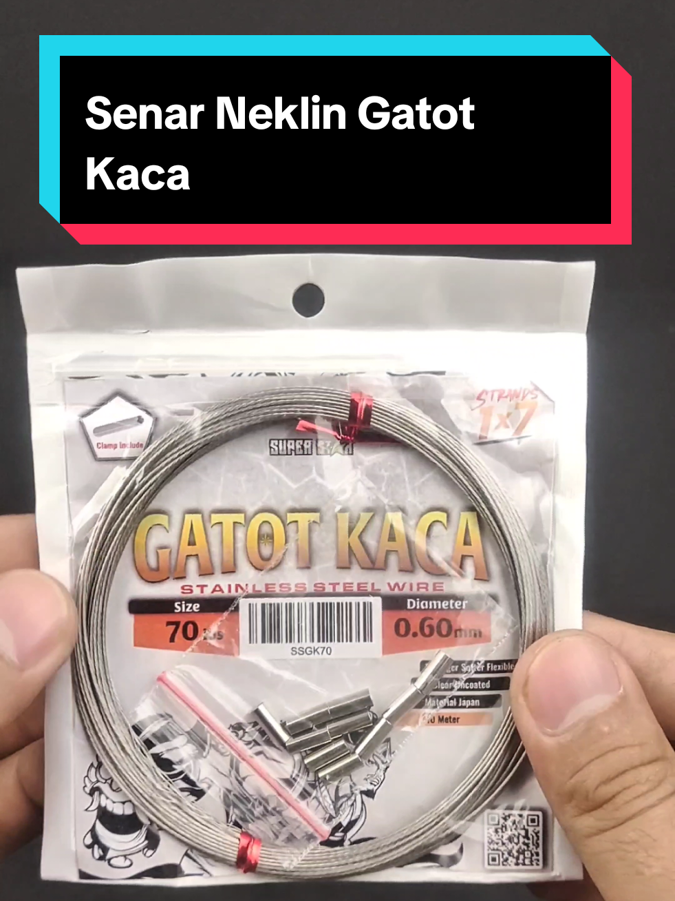 Kuat, fleksibel, dan tahan gigi predator! Saatnya pakai Gatot Kaca Wire biar strike nggak gagal lagi 💪🔥 #senarpancing #senarmancing #neklin #mancingliar #promoguncang1010 