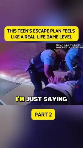 This Teen’s Escape Plan Feels Like a Real-Life Game Level #cops #police #bodycam #foryou #2 