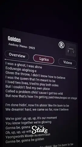 Golden 🎶 #golden #lyrics #song #music #songlyrics100202 